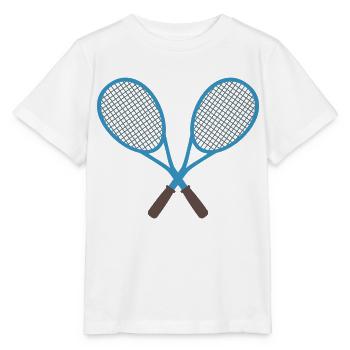 Raquette de tennis - T-shirt bio MINI CREATOR Stanley/Stella Enfant - blanc - Devant - Maike (125cm)