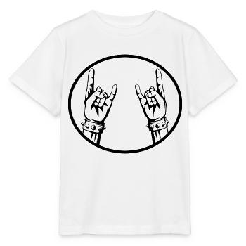 Rock Music Rock and Roll - Stanley/Stella MINI CREATOR Kids’ T-Shirt - white - Front - Maike (125cm)