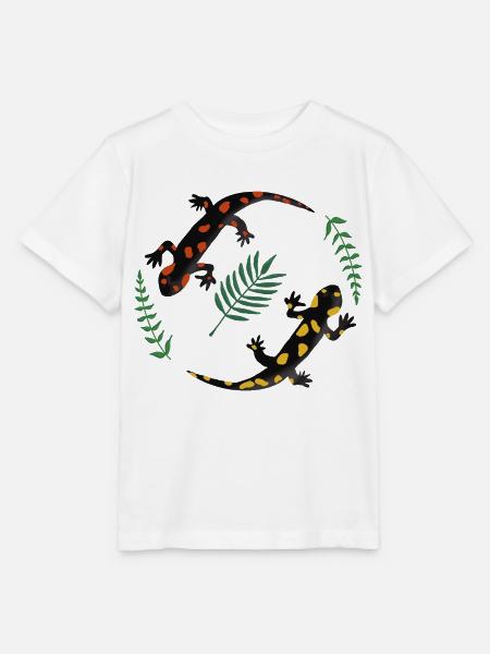 Salamander - Stanley/Stella Kinder T-Shirt MINI CREATOR  - Weiß