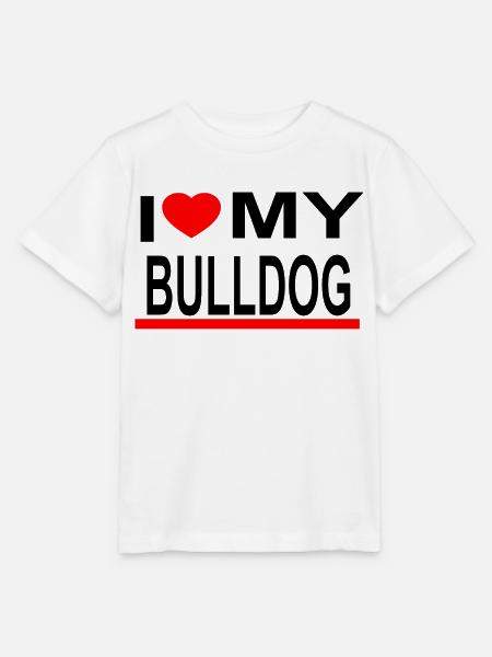 Bulldoge - Stanley/Stella Kinder T-Shirt MINI CREATOR  - Weiß