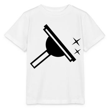 Fenster Reiniger Window Cleaner - Stanley/Stella Kinder T-Shirt MINI CREATOR  - Weiß - Vorne - Maike (125cm)