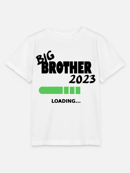 Brother 2023 charge bébé familles de naissance conception 1 - T-shirt bio MINI CREATOR Stanley/Stella Enfant - blanc