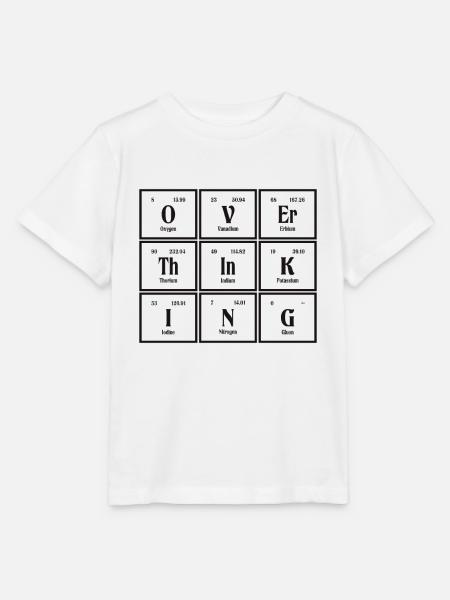 Überdenken | Periodensystem der Elemente - Stanley/Stella Kinder T-Shirt MINI CREATOR - Weiß