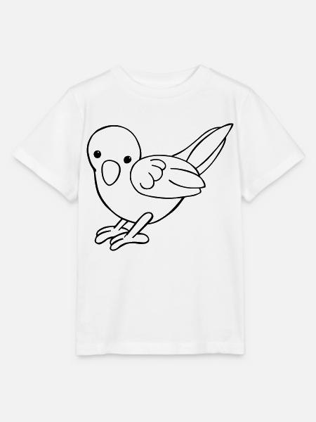 kleiner süßer Vogel - Stanley/Stella Kinder T-Shirt MINI CREATOR - Weiß
