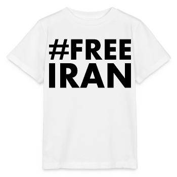 Free iran - Stanley/Stella Kinder T-Shirt MINI CREATOR  - Weiß - Vorne - Maike (125cm)