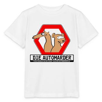 Die Automarder - Stanley/Stella Kinder T-Shirt MINI CREATOR  - Weiß - Vorne - Maike (125cm)