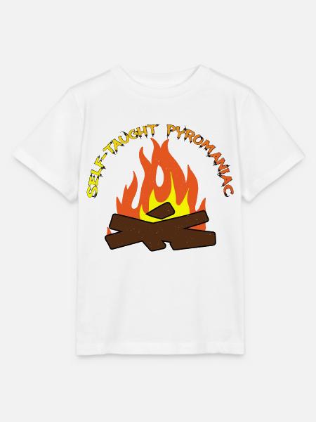 Self-Taught Pyromaniac 8 - Stanley/Stella Kinder T-Shirt MINI CREATOR - Weiß