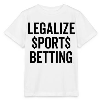 Legalize Sports Betting - Stanley/Stella MINI CREATOR Kids’ T-Shirt - white - Front - Maike (125cm)