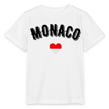 Monaco - T-shirt bio MINI CREATOR Stanley/Stella Enfant - blanc - Devant - Maike (125cm)