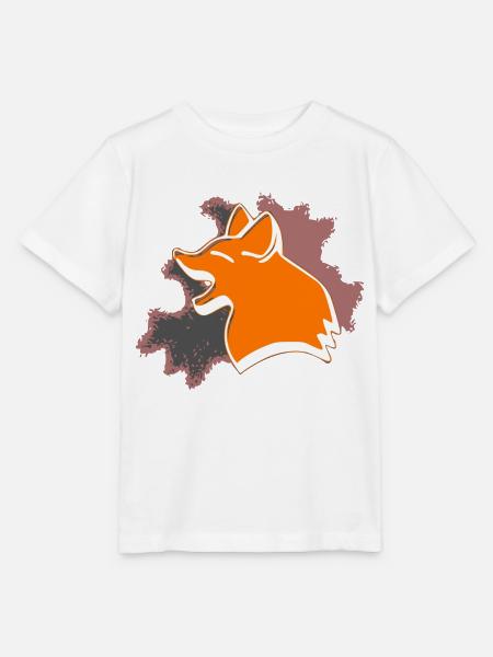 Foxy der glückliche Fuchs - Stanley/Stella Kinder T-Shirt MINI CREATOR - Weiß