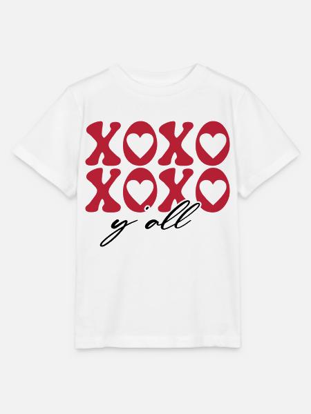 Xoxo Valentinstag - Stanley/Stella Kinder T-Shirt MINI CREATOR - Weiß