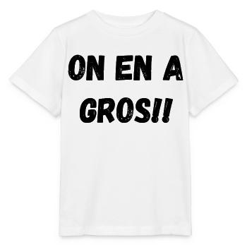 on en a gros - T-shirt bio MINI CREATOR Stanley/Stella Enfant - blanc - Devant - Maike (125cm)