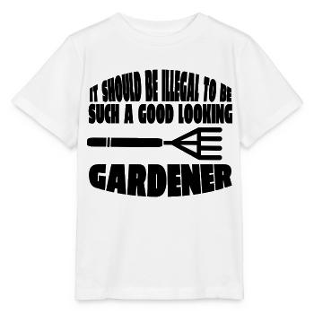 Garten Geschenk Gärtner Hobbygärtner Obstgarten - Stanley/Stella Kinder T-Shirt MINI CREATOR  - Weiß - Vorne - Maike (125cm)