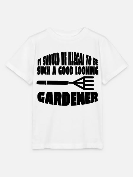 Garten Geschenk Gärtner Hobbygärtner Obstgarten - Stanley/Stella Kinder T-Shirt MINI CREATOR - Weiß