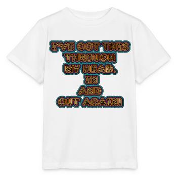 witziges Nicht-Nachdenken-Design / lustige Sprüche - Stanley/Stella Kinder T-Shirt MINI CREATOR  - Weiß - Vorne - Maike (125cm)