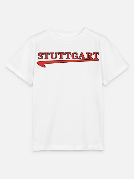 Stuttgart Schriftzug mit rotem Unterstrich - Stanley/Stella Kinder T-Shirt MINI CREATOR  - Weiß