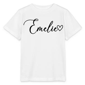 Emelie Surname First Name Girl - Stanley/Stella MINI CREATOR Kids’ T-Shirt - white - Front - Maike (125cm)