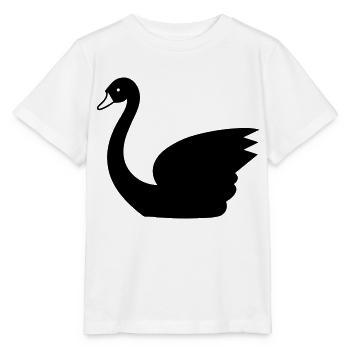 Cygne - T-shirt bio MINI CREATOR Stanley/Stella Enfant - blanc - Devant - Maike (125cm)