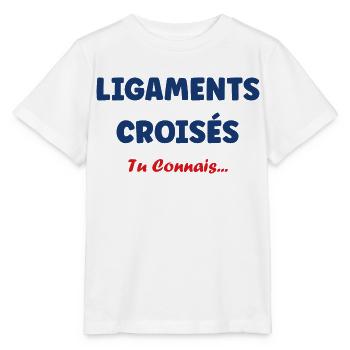 ligaments croises - T-shirt bio MINI CREATOR Stanley/Stella Enfant - blanc - Devant - Maike (125cm)