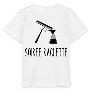 soirée raclette - T-shirt bio MINI CREATOR Stanley/Stella Enfant - blanc - Devant - Maike (125cm)