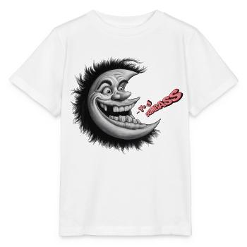Mond-Unfug: DU DUMMKOPF - Stanley/Stella Kinder T-Shirt MINI CREATOR  - Weiß - Vorne - Maike (125cm)