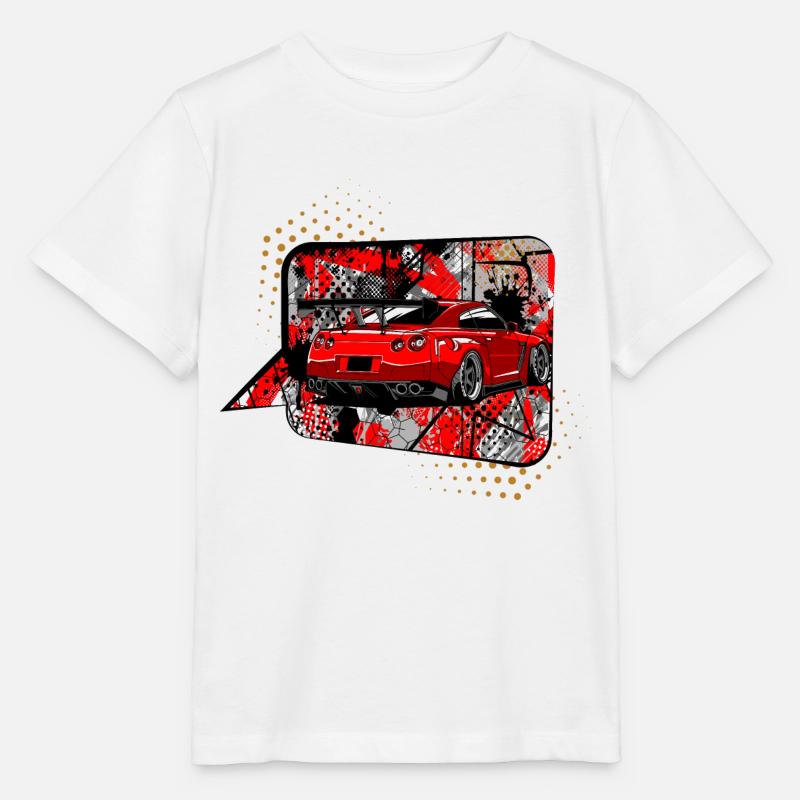Gtr rot - Stanley/Stella Kinder T-Shirt MINI CREATOR  - Weiß