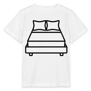 lit - T-shirt bio MINI CREATOR Stanley/Stella Enfant - blanc - Devant - Maike (125cm)