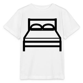 lit - T-shirt bio MINI CREATOR Stanley/Stella Enfant - blanc - Devant - Maike (125cm)