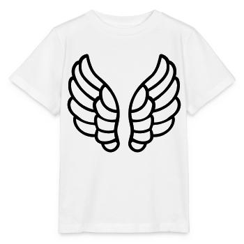 Ailes d'ange - T-shirt bio MINI CREATOR Stanley/Stella Enfant - blanc - Devant - Maike (125cm)