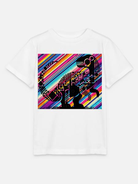 Dino - Stanley/Stella Kinder T-Shirt MINI CREATOR - Weiß
