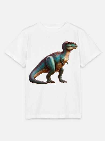 Riesiges T-Rex-Tier - Stanley/Stella Kinder T-Shirt MINI CREATOR  - Weiß