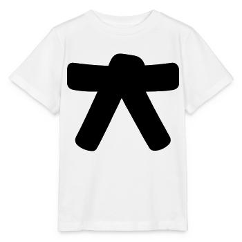 ceinture - T-shirt bio MINI CREATOR Stanley/Stella Enfant - blanc - Devant - Maike (125cm)