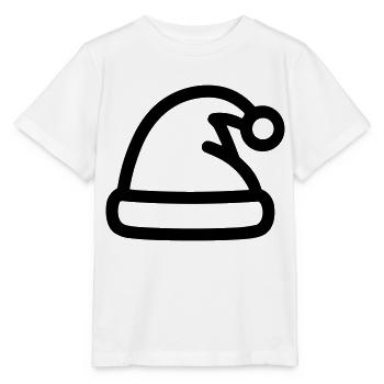 Christmas hat - Stanley/Stella MINI CREATOR Kids’ T-Shirt - white - Front - Maike (125cm)