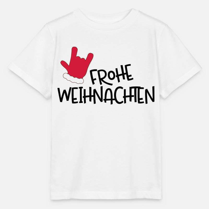 Frohe Weihnachten - Stanley/Stella Kinder T-Shirt MINI CREATOR  - Weiß