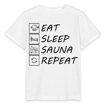Sauna Spa bien-être - T-shirt bio MINI CREATOR Stanley/Stella Enfant - blanc - Devant - Maike (125cm)
