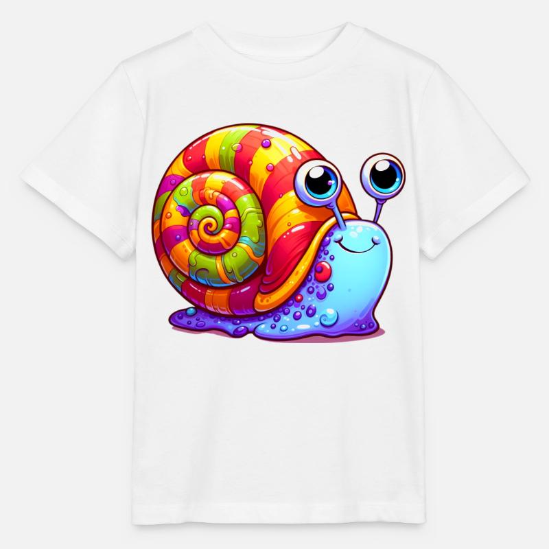 Schnecke - Stanley/Stella Kinder T-Shirt MINI CREATOR  - Weiß