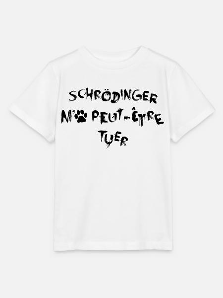 Schrödinger Killed Me - Schwarz - Stanley/Stella Kinder T-Shirt MINI CREATOR - Weiß