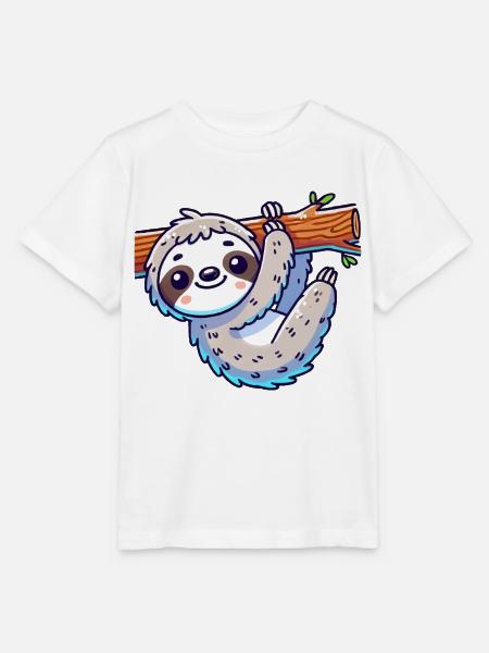 faultier - Stanley/Stella Kinder T-Shirt MINI CREATOR  - Weiß
