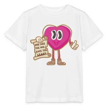 Mascotte vintage amour et tolérance - T-shirt bio MINI CREATOR Stanley/Stella Enfant - blanc - Devant - Maike (125cm)