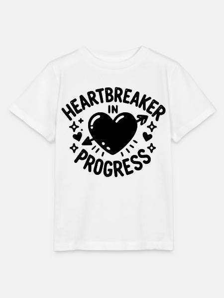 Herzensbrecher in Arbeit - Stanley/Stella Kinder T-Shirt MINI CREATOR  - Weiß