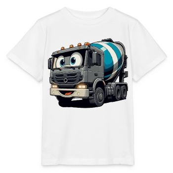 Bétonnière Junior - T-shirt bio MINI CREATOR Stanley/Stella Enfant - blanc - Devant - Maike (125cm)