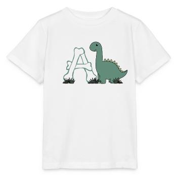 Letter A - Stanley/Stella MINI CREATOR Kids’ T-Shirt - white - Front - Maike (125cm)