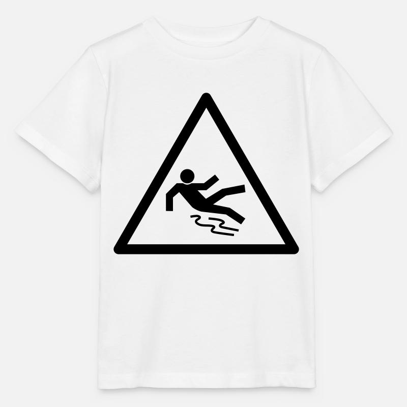 Rutschgefahr - T-shirt bio MINI CREATOR Stanley/Stella Enfant - blanc