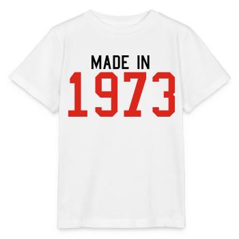 1973 - Stanley/Stella Kinder T-Shirt MINI CREATOR  - Weiß - Vorne - Maike (125cm)