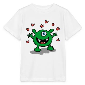 monster_love - T-shirt bio MINI CREATOR Stanley/Stella Enfant - blanc - Devant - Maike (125cm)