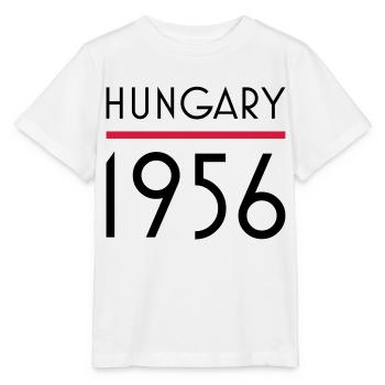 Hungary 1956 anticommunism - Stanley/Stella MINI CREATOR Kids’ T-Shirt - white - Front - Maike (125cm)