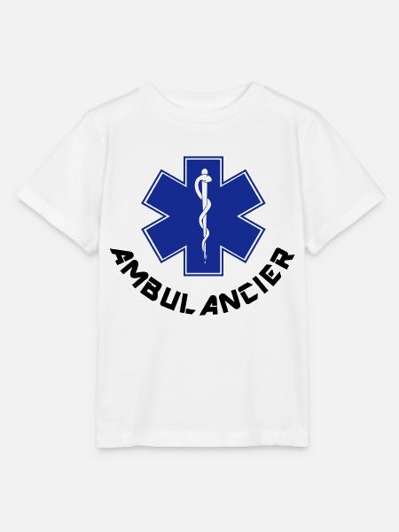 ambulancier logo 2 - Stanley/Stella Kinder T-Shirt MINI CREATOR - Weiß