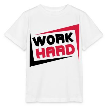 Work Hard - Stanley/Stella MINI CREATOR Kids’ T-Shirt - white - Front - Maike (125cm)