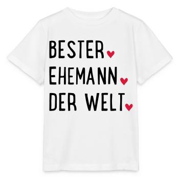 Meilleur mari du monde - T-shirt bio MINI CREATOR Stanley/Stella Enfant - blanc - Devant - Maike (125cm)