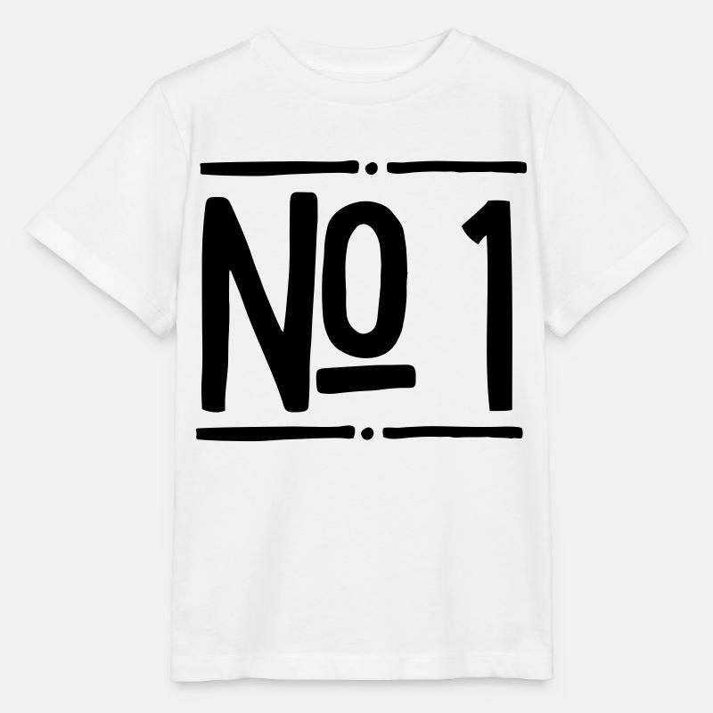 Nummer 1 - Stanley/Stella Kinder T-Shirt MINI CREATOR  - Weiß